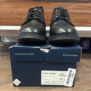 Cole Haan Men’s Black Plain Toe Oxford